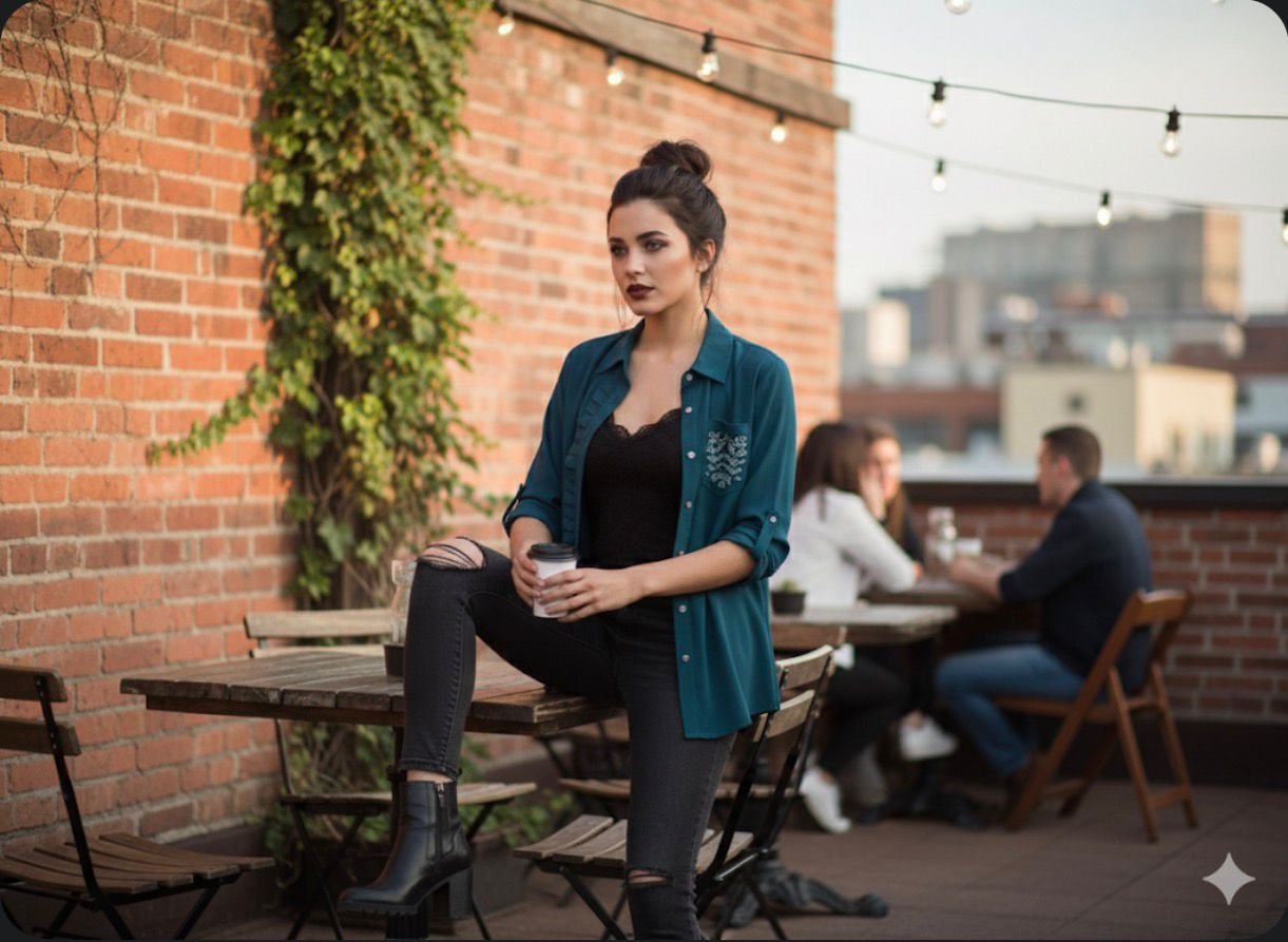 The Caspian Ruffle Top - Image 3